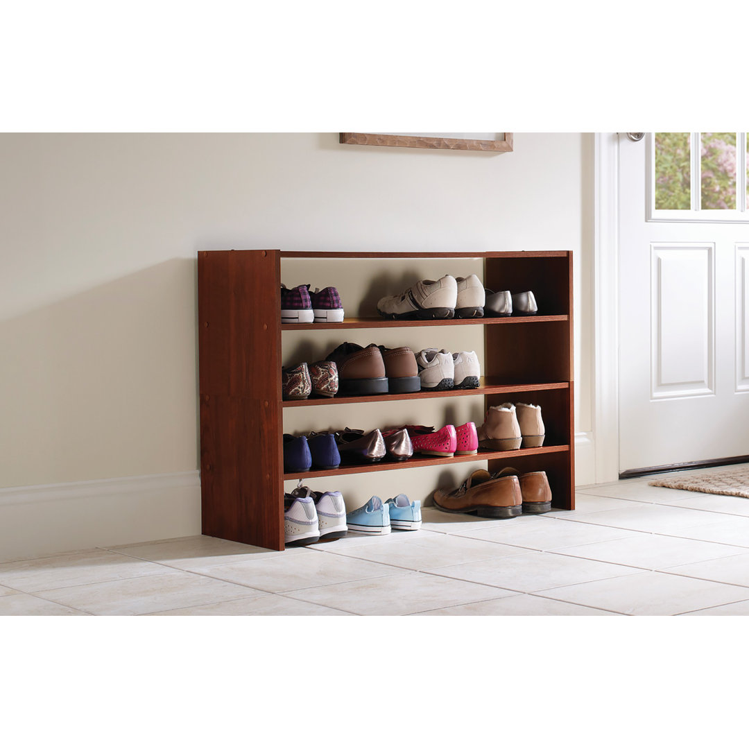 Stackable Organizers 6 Pair Stackable Shoe Rack